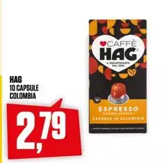 Hag - 10 Capsule Colombia