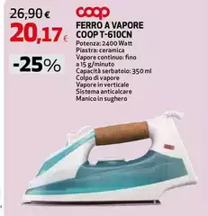 Coop - Ferro A Vapore T-610cn