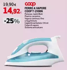 Coop - Ferro A Vapore COOP T-2108N