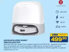 Roborock - Aspirapolvere Robot QREVOCURY/WH