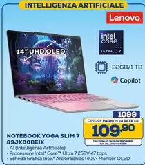 Lenovo - Notebook Yoga Slim 7 83JX00BEIX