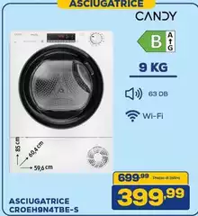 Candy - Asciugatrice Croehong 4TBE-S