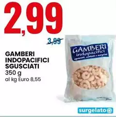 Gamberi Indopacifici Sgusciati