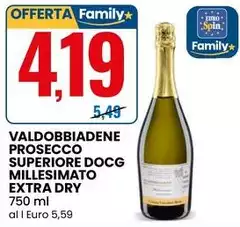 Valdobbiadene -  Prosecco Superiore DOCG Millesimato Extra Dry