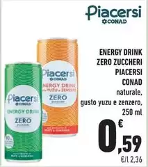 Conad - Energy Drink Zero Zuccheri