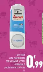 Granarolo - Latte UHT Alta Digeribilità Con Vitamine Accadi