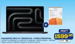 Microsoft - Macbook Pro 14" Mde04t/a M365 Personal