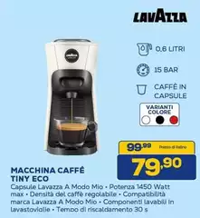 Lavazza - Macchina Caffè Tiny Eco