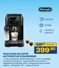 De Longhi - Macchina Da Caffè Automatica ECAM22060B