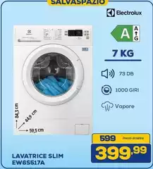 Electrolux - Lavatrice Slim EW65S17A