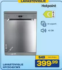 Hotpoint - Lavastoviglie HFC3C41CWX