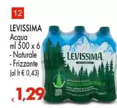 Levissima - Acqua Naturale
