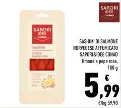 Sapori - Sashimi Di Salmone Norvegese Affumicato &Idee