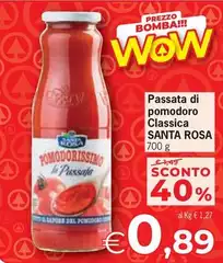 Santa rosa - Passata Di Pomodoro Classica