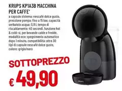 Krups - KP1A3B Macchina Per Caffe' 