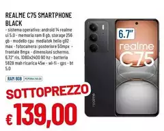 Realme - C75 Smartphone Black
