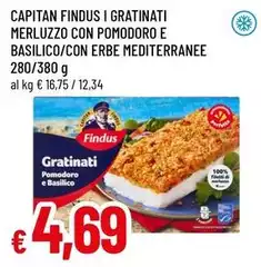 Capitan Findus - I Gratinati Merluzzo Con Pomodoro E Basilico