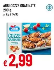 Arbi - Cozze Gratinate