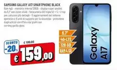 Samsung - Galaxy A17 Smartphone Black