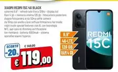 Xiaomi - Redmi 15C 4G Black