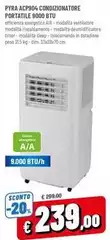 Pyramidea - Condizionatore Portatile 9000 BTU