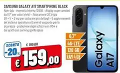 Samsung - Galaxy A17 Smartphone Black