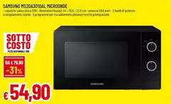 Samsung - MS20A3010AL Microonde