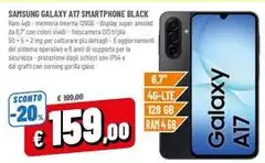 Samsung - Galaxy A17 Smartphone Black