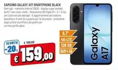 Samsung - Galaxy A17 Smartphone Black