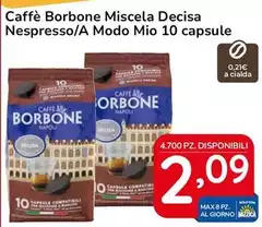 Caffe Borbone - Miscela Decisa Nespresso