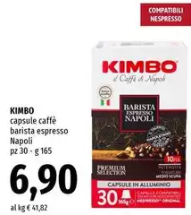 Kimbo - Capsule Caffè Barista Espresso Napoli