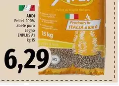 Ardi - Pellet 100% Abete Puro Legno