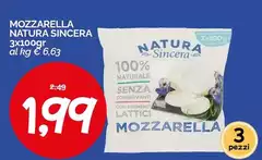 Natura sincera - Mozzarella Natura sincera - Mozzarella