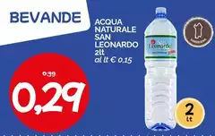 San leonardo - Acqua Naturale