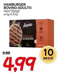 Aurora - Hamburger Bovino Adulto Aurora - Hamburger Bovino Adulto