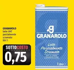 Granarolo - Latte UHT Parzialmente Scremato 