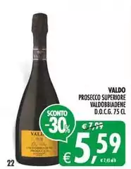 Valdo - Prosecco Superiore bbiadene D.O.C.G