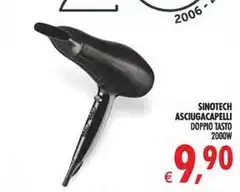 Syntech - Asciugacapelli Doppio Tasto 2000W