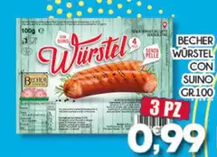 Becher -  Würstel Con Suino