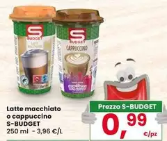 S budget - Latte Macchiato O Cappuccino