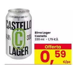 Castello - Birra Lager Castello - Birra Lager