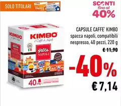 Kimbo - Capsule Caffe'