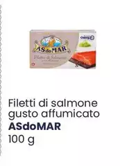 Asdomar - Filetti Di Salmone Gusto Affumicato Asdomar - Filetti Di Salmone Gusto Affumicato