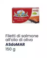 Asdomar - Filetti Di Salmone All'Olio Di Oliva Asdomar - Filetti Di Salmone All'Olio Di Oliva