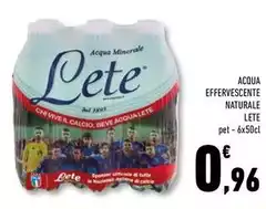 Lete - Acqua Effervescente Naturale