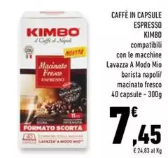 Kimbo - Caffè In Capsule Espresso