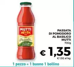 Mutti - Passata Di Pomodoro Al Basilico