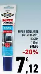 Bostik - Super Sigillante Bagno Bianco