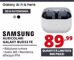 Samsung - Auricolari Galaxy Buds3 FE