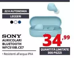 Sony - Auricolari Bluetooth WFC510B.CE7